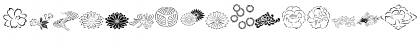 Download JapaneseGardenOrnamentsITC Medium Font Uppercase Preview