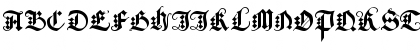 Download JGJ Durer Gothic Regular Font Uppercase Preview