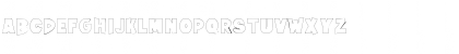 Download JiffyOutline Regular Font Uppercase Preview