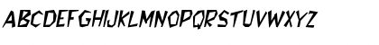 Download Jitter Italic Font Uppercase Preview