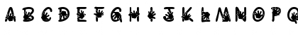 Download JLR Katie's Hand Regular Font Uppercase Preview