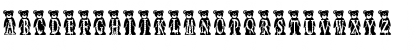 Download JNK BBEAR Regular Font Uppercase Preview