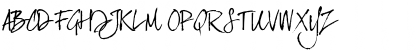 Download joeHand 2 Regular Font Uppercase Preview