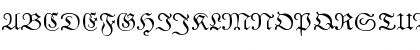 Download JohannFraktur DB Regular Font Uppercase Preview
