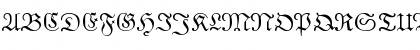 Download JohannFraktur Regular Font Uppercase Preview