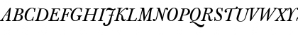 Download JohnBaskerville Italic Font Uppercase Preview