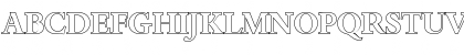 Download JoshuaBeckerOutline Bold Font Uppercase Preview