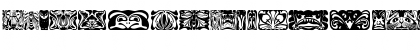 Download Jugendstil Ornamente Regular Font Uppercase Preview