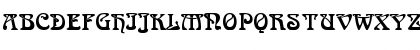Download Jugendstil Regular Font Uppercase Preview
