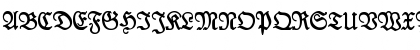 Download Kabinett-Fraktur DemiBold Font Uppercase Preview