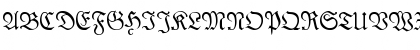 Download Kabinett-Fraktur Regular Font Uppercase Preview