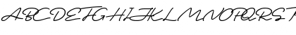 Download This is Signature Regular Font Uppercase Preview