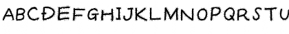 Download Kemushi_Alp Regular Font Uppercase Preview