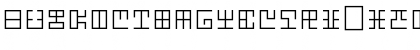 Download Khemitic Hieratic Regular Font Uppercase Preview