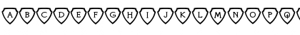 Download Knights Quest Shielded Regular Font Uppercase Preview
