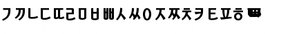 Download KoreanSans Bold Font Uppercase Preview