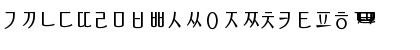 Download KoreanSans Regular Font Uppercase Preview