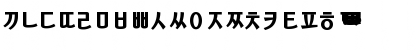 Download KoreanSansSSK Bold Font Uppercase Preview