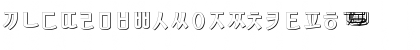 Download KoreanShadowSSK Regular Font Uppercase Preview