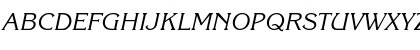 Download KorinnaITC Italic Font Uppercase Preview