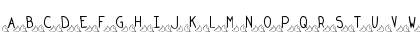 Download KR All Cracked Up Regular Font Uppercase Preview