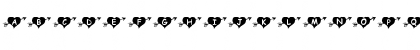 Download KR Arrow Heart Regular Font Uppercase Preview