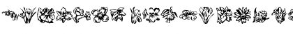 Download KR Beautiful Flowers 2 Regular Font Uppercase Preview