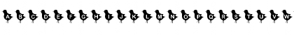 Download KR Blackbird Regular Font Uppercase Preview