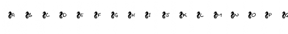 Download KR Seahorse Regular Font Uppercase Preview