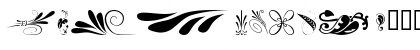 Download KR Simple Fleur 6 Regular Font Uppercase Preview