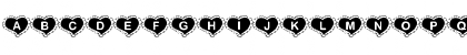 Download KR Valentine Heart Regular Font Uppercase Preview