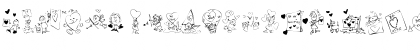 Download KR Valentine Kids 2006 Regular Font Uppercase Preview