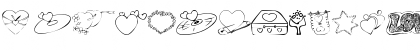 Download KR Valentines 2006 Seven Regular Font Uppercase Preview