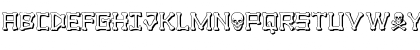 Download xBONES 3D Regular Font Uppercase Preview