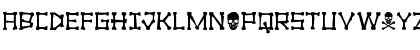 Download xBONES Rough Regular Font Uppercase Preview