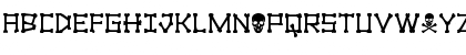Download xBONES Regular Font Uppercase Preview