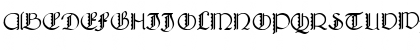 Download Lautenbach Zierversalien Font Uppercase Preview