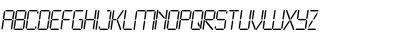 Download LCD2 Light Font Uppercase Preview