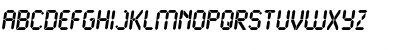 Download LCD2 Ultra Font Uppercase Preview