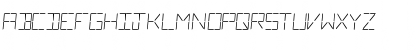 Download LCDDoubleSSK Regular Font Uppercase Preview
