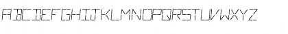 Download LCDDoubleSSK Regular Font Uppercase Preview
