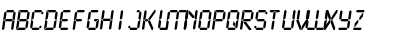 Download LCDMono2 Bold Font Uppercase Preview