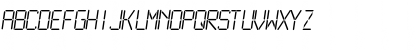 Download LCDMono2 Light Font Uppercase Preview