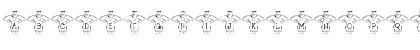 Download LCR Stitched by an Angel Regular Font Uppercase Preview