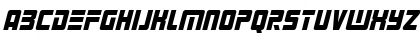 Download Alien Android Italic Font Uppercase Preview