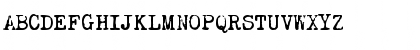 Download LD Remington Portable Regular Font Uppercase Preview