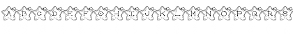 Download LD Stars Regular Font Uppercase Preview
