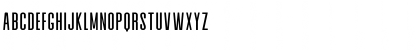 Download Alvaro Condensed Regular Font Uppercase Preview