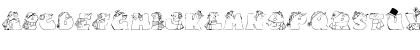 Download LDJ Snowmen Regular Font Uppercase Preview