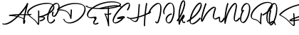 Download AnderfontFree Regular Font Uppercase Preview